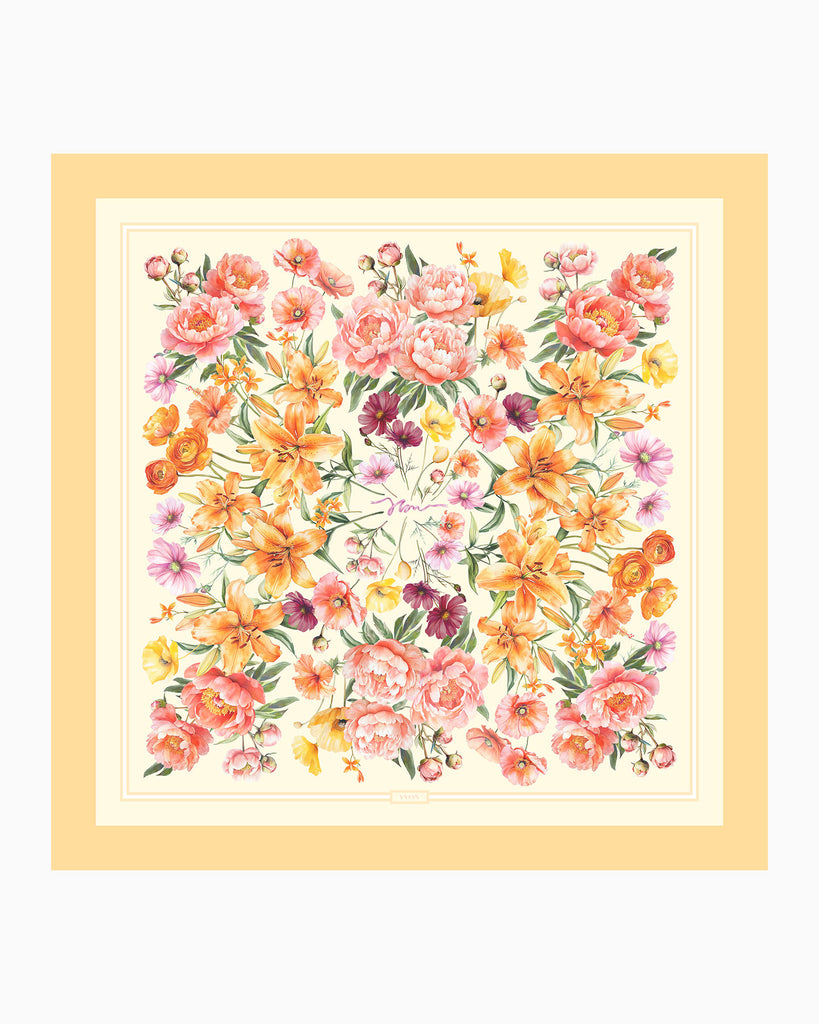 PEACH LILIES SCARF