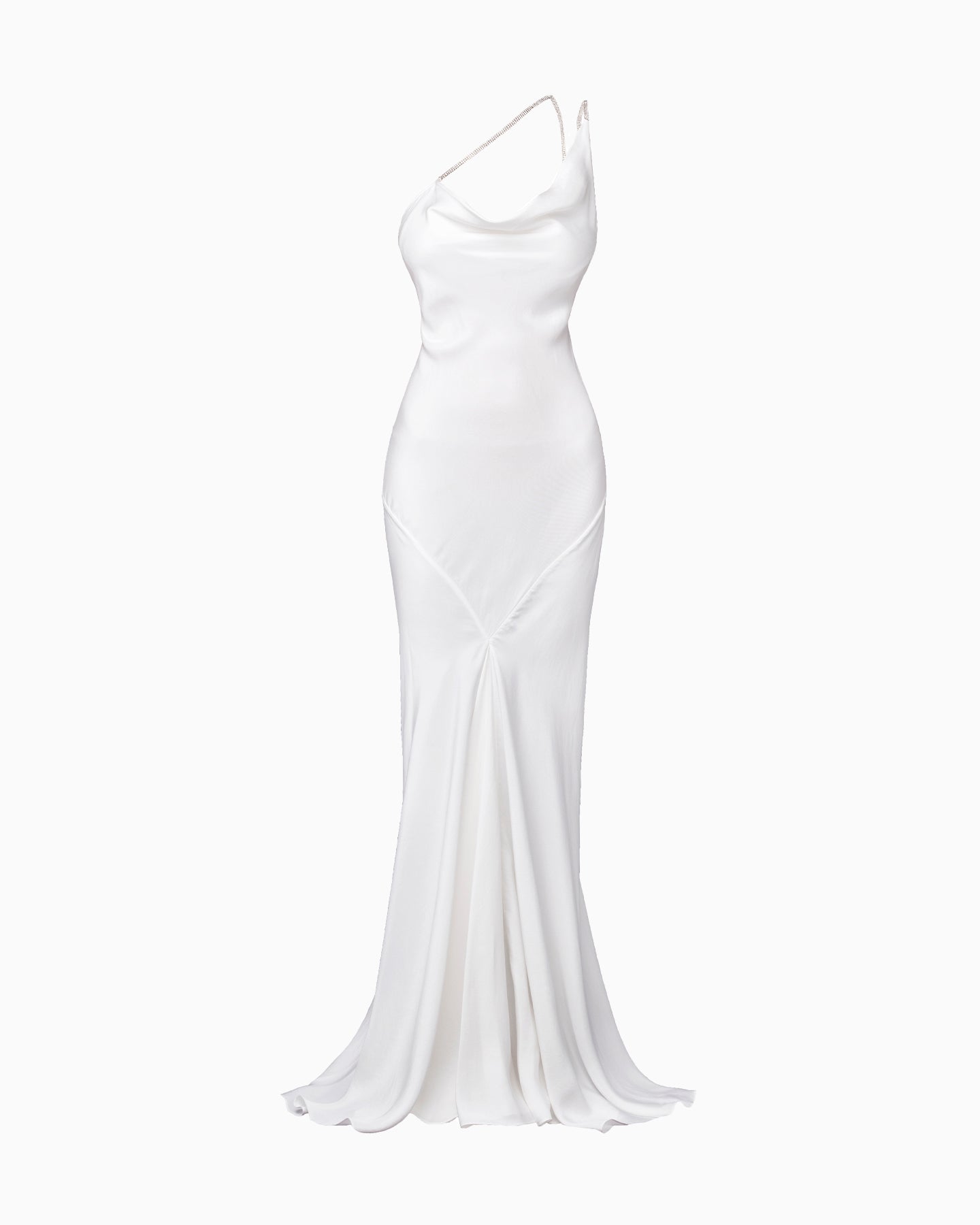 Iris White silk dress | YVON L Iris White silk dress | YVON L